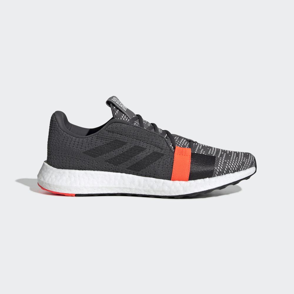 Adidasi Alergare Adidas Senseboost Go Barbati Romania - Gri/Negrii/Rosii G26942